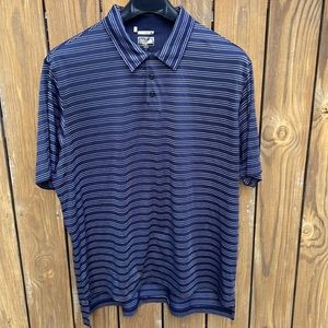 Adidas ClimaLite Polo XXL Blue Stripes